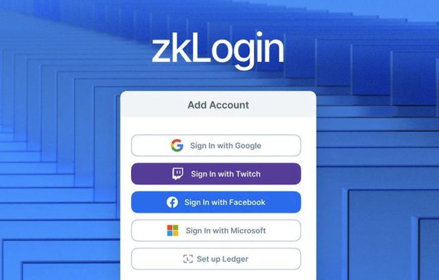 SUI facilitates user onboarding with ZK login